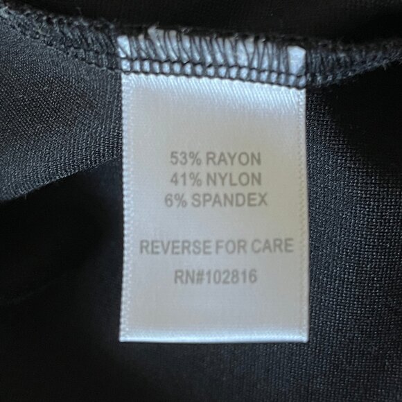 Garnet Hill Pull-On Black Pants Size 8 - Picture 6 of 13